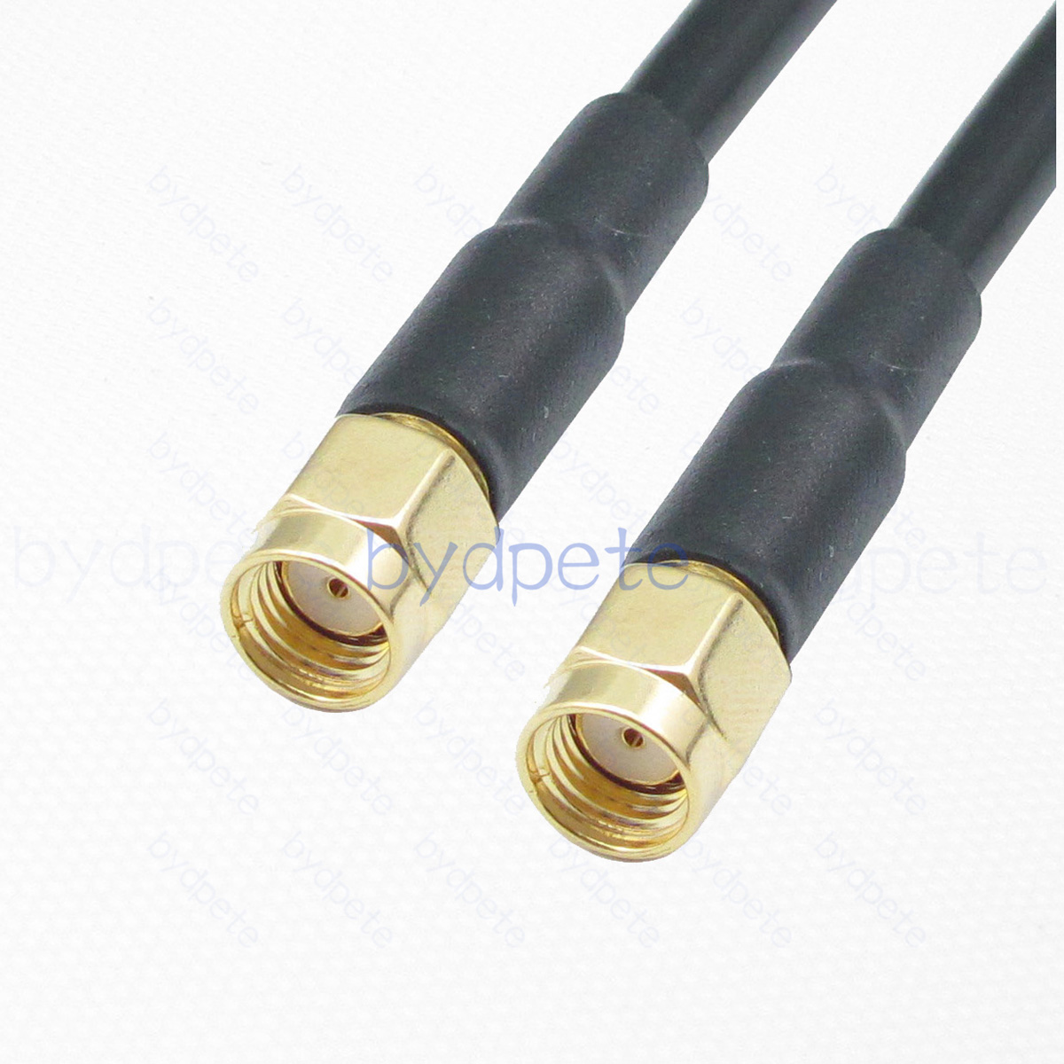 RP-SMA male to RP-SMA male Reverse polarity RG58 Coax Coaxial 50ohm Cable RF Lot bydpete BYDC013SMA58
