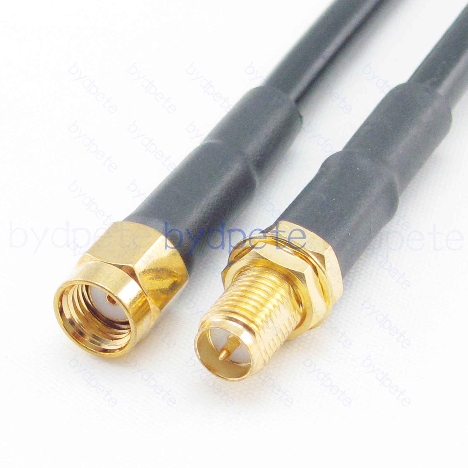 RP-SMA Male to RP-SMA Female RG58 Coaxial Cable Koaxial Kable 50Ohm extension lot bydpete BYDC020SMA58