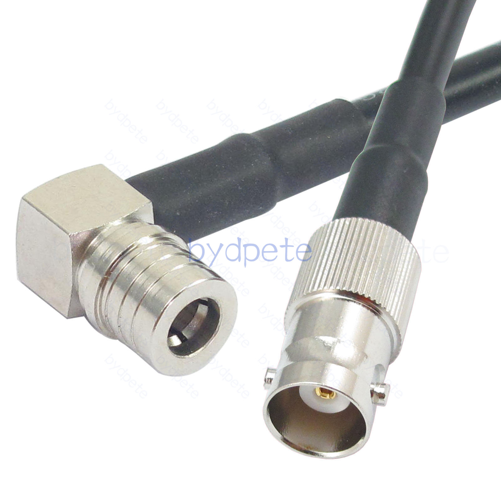 RG58 Cable QMA Male right angle 90degree Plug Connector to BNC Female medium RF Coax Coaxial Any length Lot bydpete BYDC514QMAMR1M258