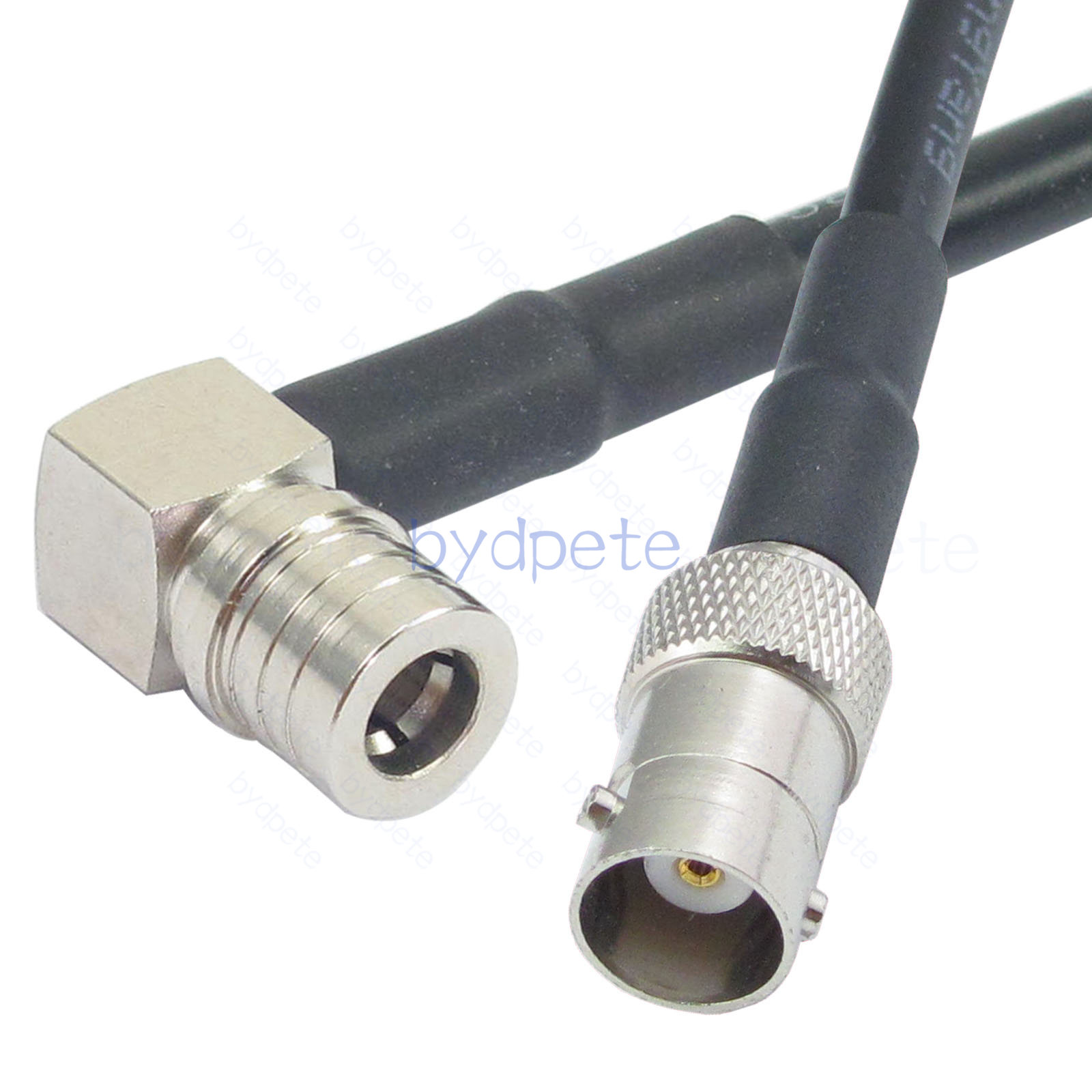 RG58 Cable QMA Male right angle 90degree Plug Connector to BNC Female Small RF Coax Coaxial Any length Lot bydpete BYDC514QMAMR1S258
