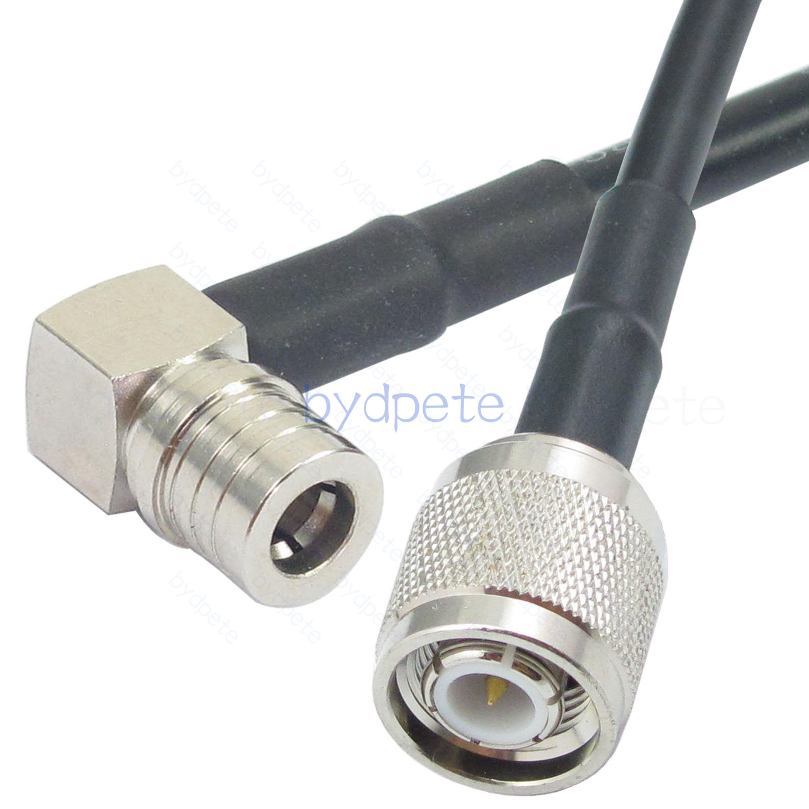 TNC Male to QMA Male right angle 90degree Plug RG58 RG58U Coaxial Cable Koaxail Kable RF 50 ohms lot bydpete BYDC515QMAMR158