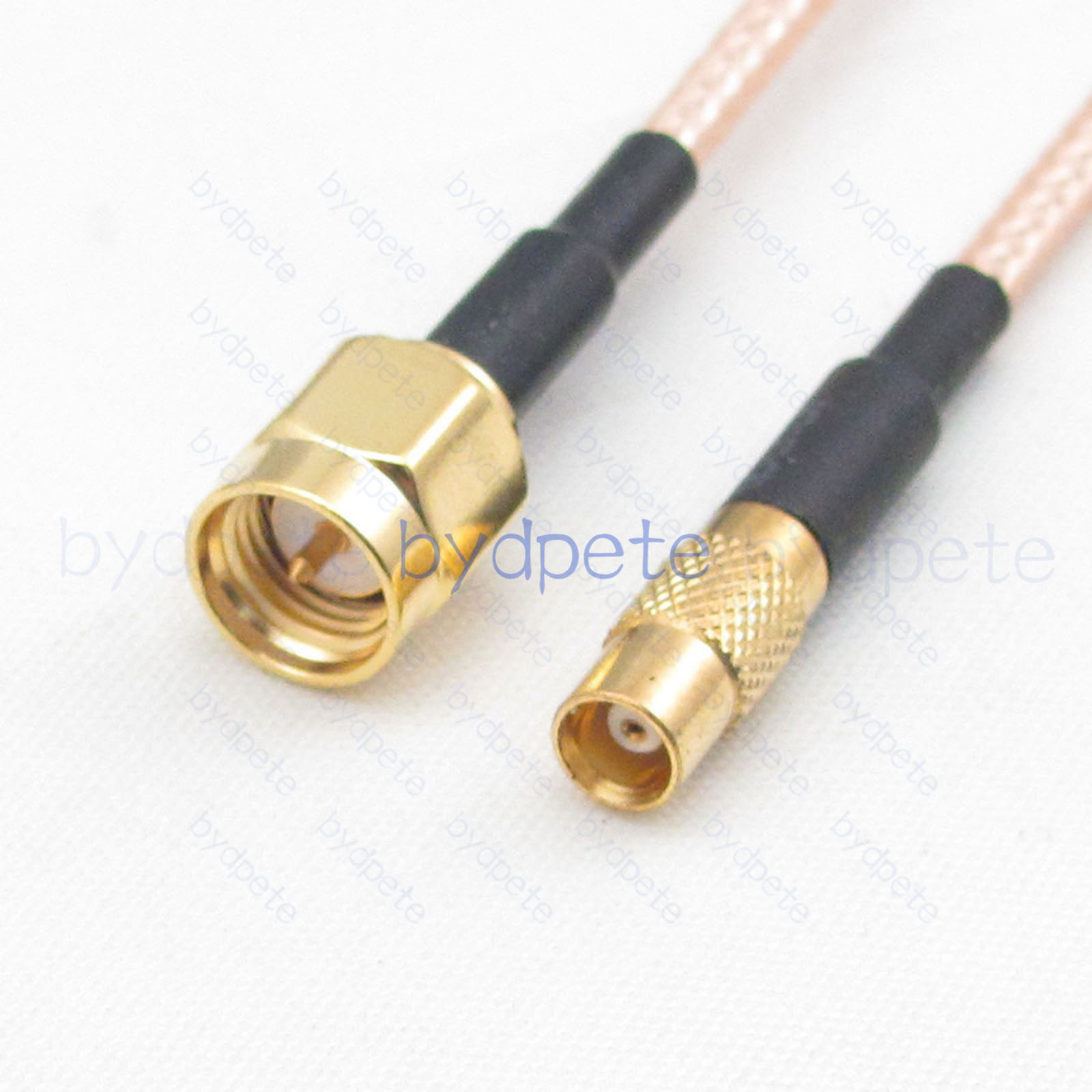 MCX female to SMA male plug RG-316 RG316 cable coaxial pigtail coax kable 50ohm BYDC215MCX316 MCX-SMA